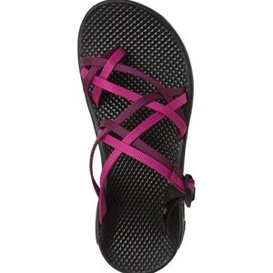 Vibram Pink and Black Outdoor Sandals with Adjustable Straps